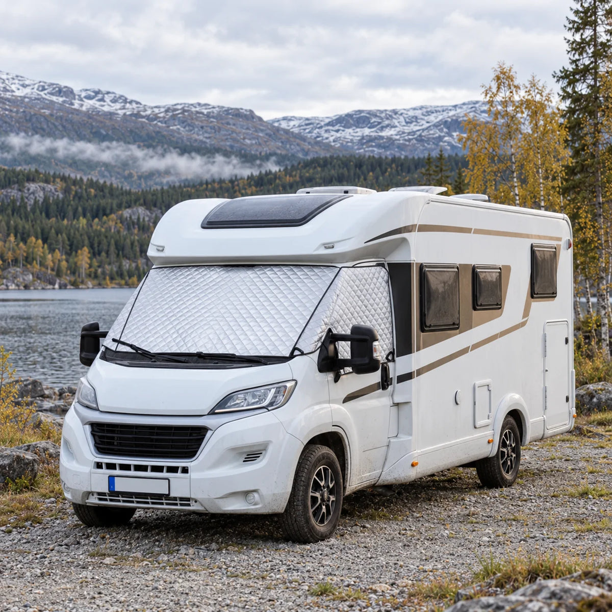 Thermohoes voor camper – buitenkant en verduisterend, 211 × 171 cm