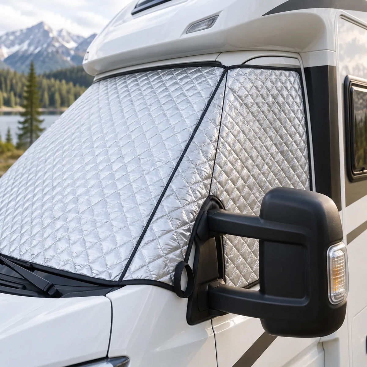 Thermohoes voor camper – buitenkant en verduisterend, 211 × 171 cm
