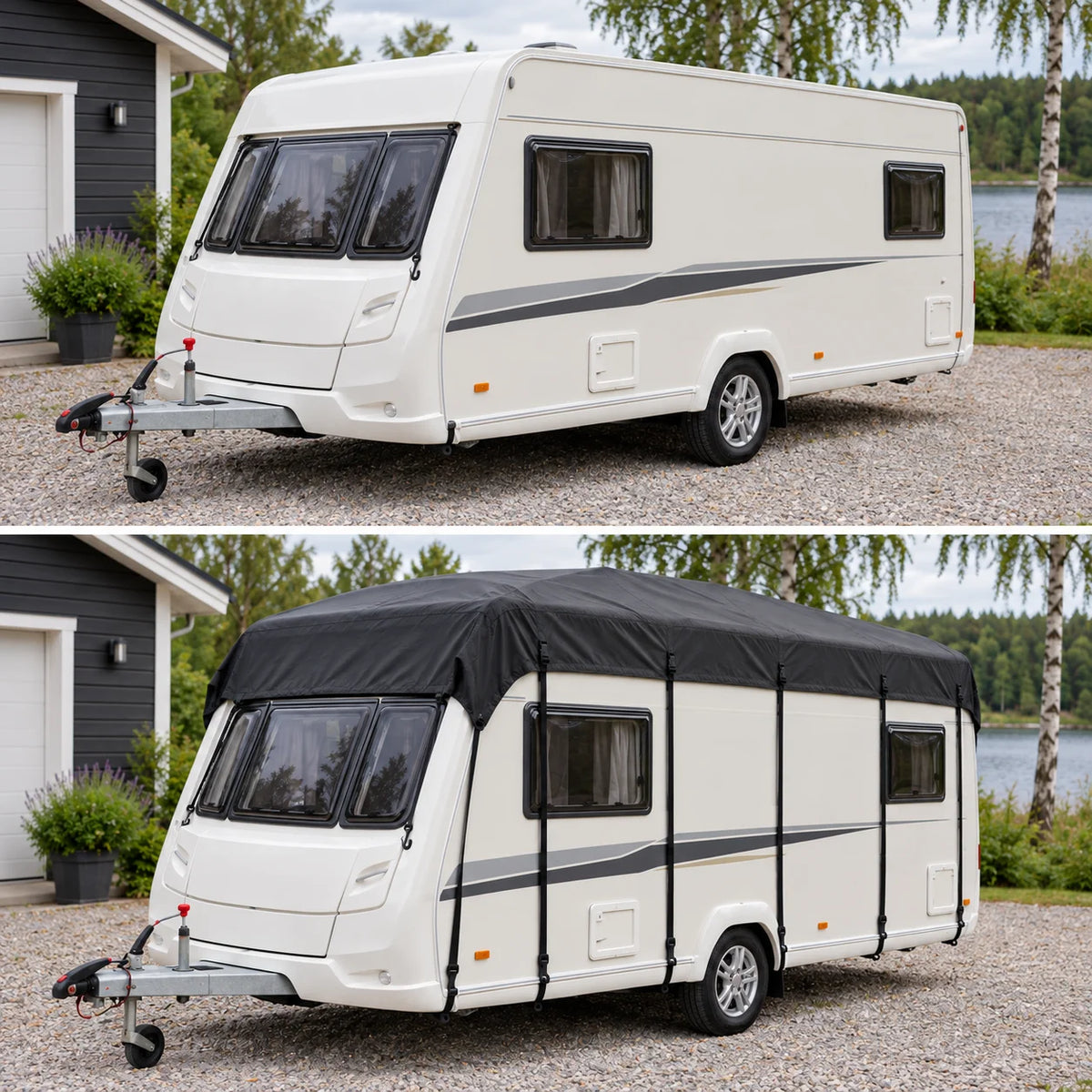 Dakhoes voor camper en caravan – 3 m breed
