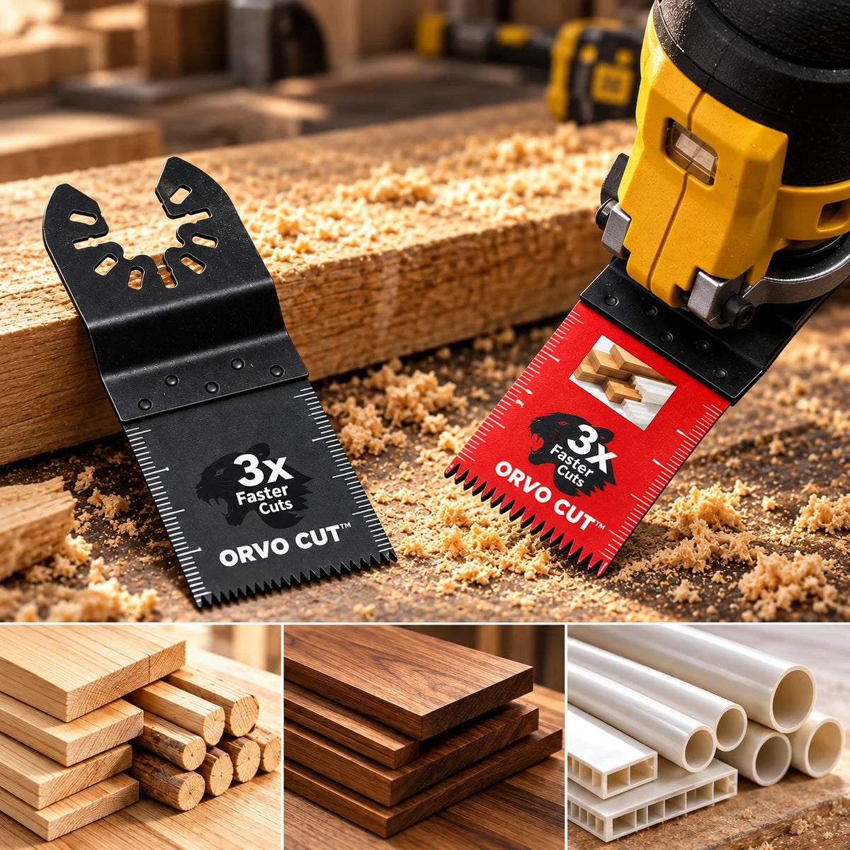 ORVO CUT – universeel zaagblad voor multitools