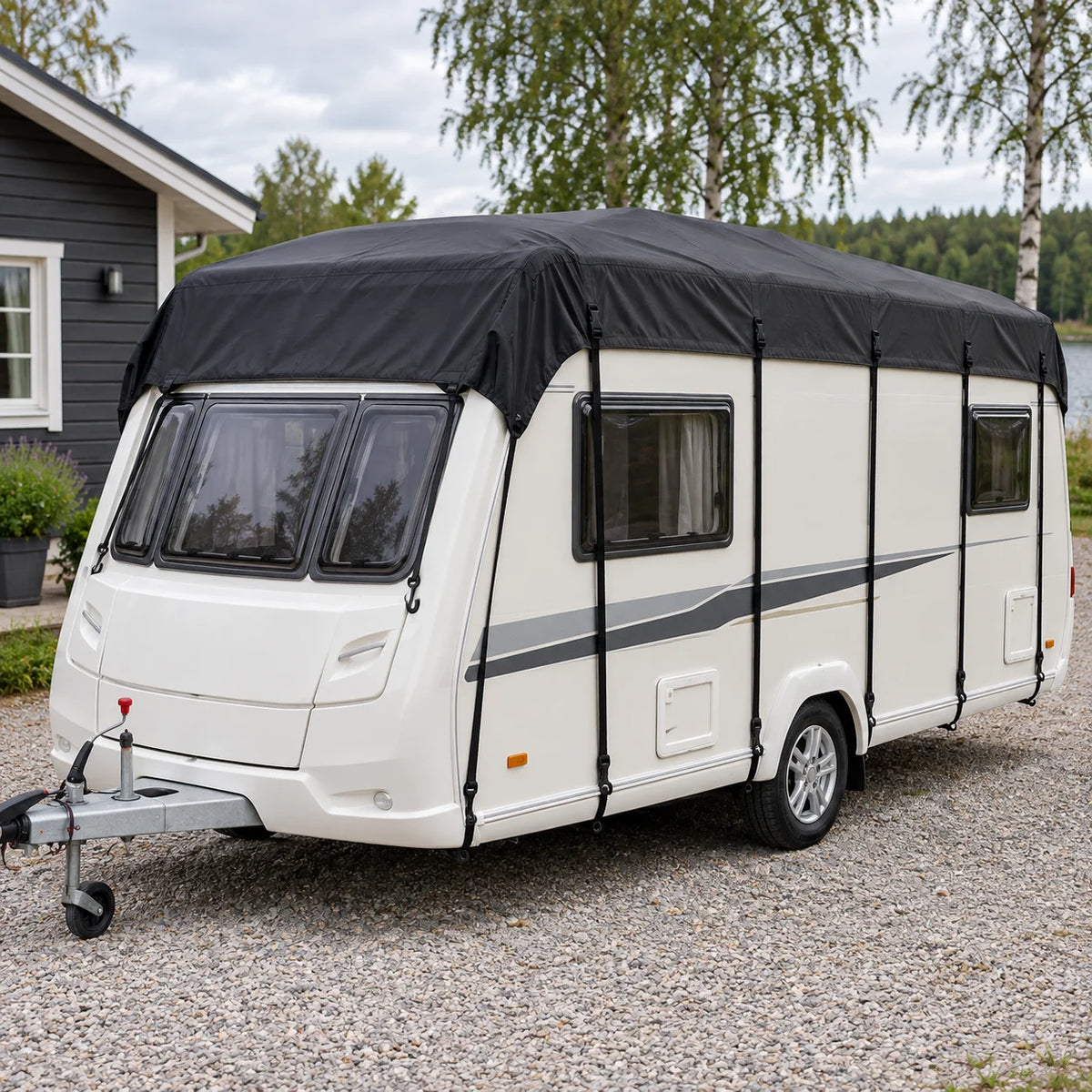 Dakhoes voor camper en caravan – 3 m breed