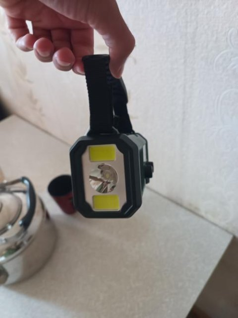 Klantfoto van de noodradio