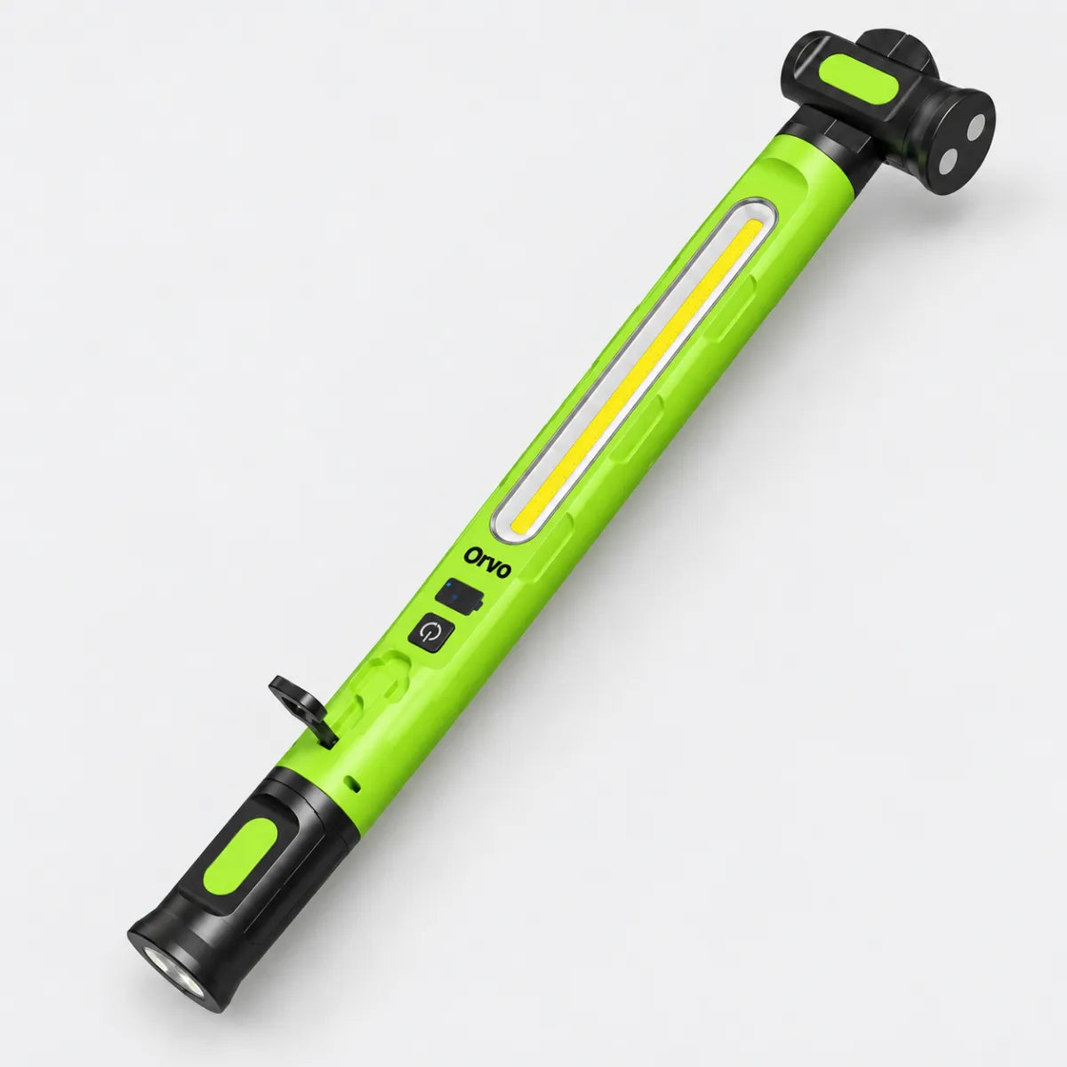 ORVO tegenover een gewone werklamp met snoer